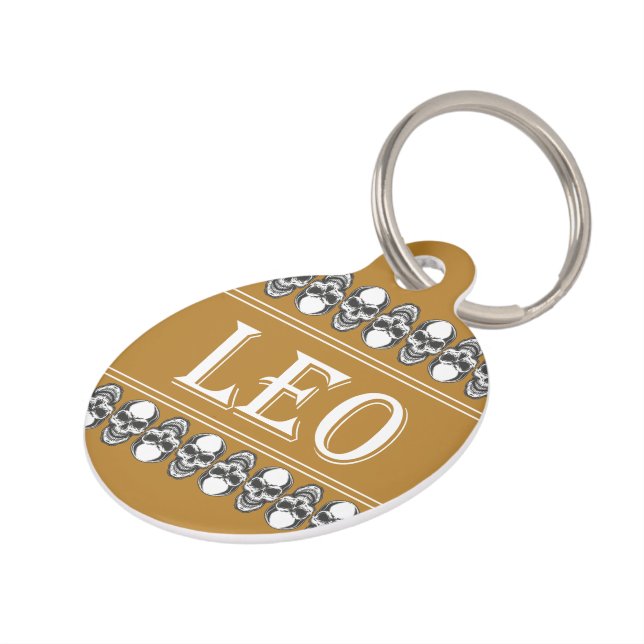 Leo pet tag (Side)