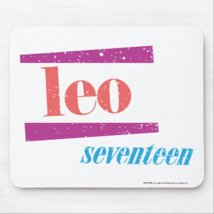 Leo Pink Mouse Mat