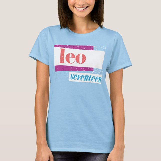 Leo Pink T-Shirt (Front)