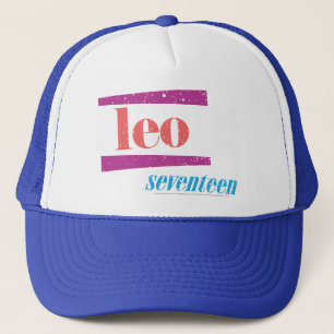 Leo Pink Trucker Hat
