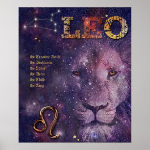 Leo ♌ Poster (customisable)
