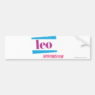 Leo Purple Bumper Sticker