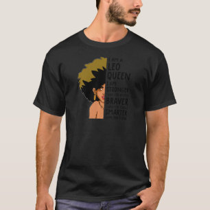 Leo Queen  For Women Astrology Zodiac  Girls Leo   T-Shirt