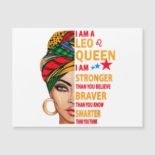Leo queen I am stronger funny birthday gift for Le