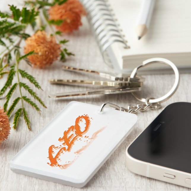 Leo Reflection Key Ring (Front Right)