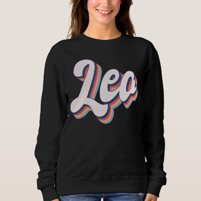Leo Retro Zodiac Birth Sign Sweatshirt (Front)