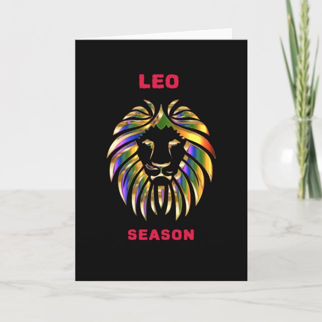 Leo Season Card (Front)