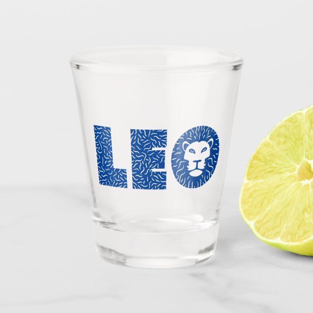 Leo Shot Glass (Front)