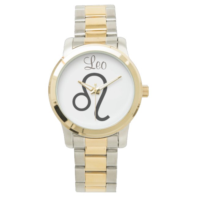 Leo Sign of the Zodiac. Ladies Watches. Watch (Front)