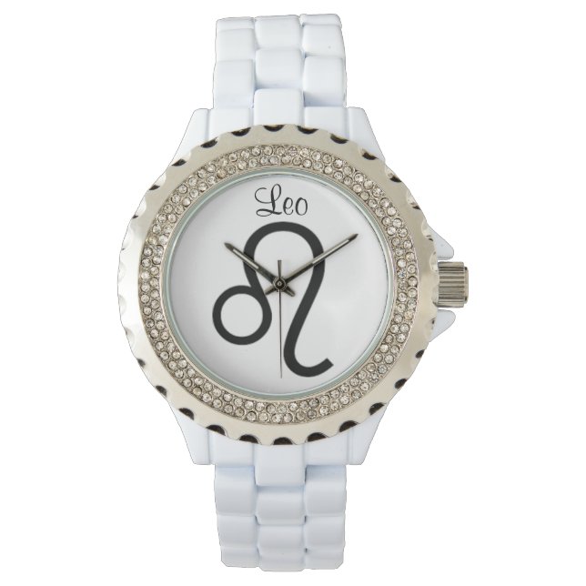 Leo Sign of the Zodiac. Ladies Watches. Watch (Front)