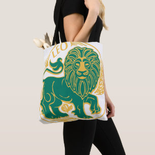 Leo Sign of the Zodiac on a Tote Bag