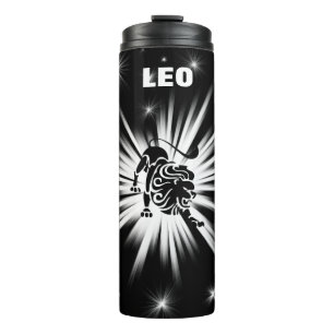 Leo sign thermal tumbler
