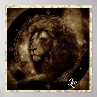 Leo Sign Wall Art