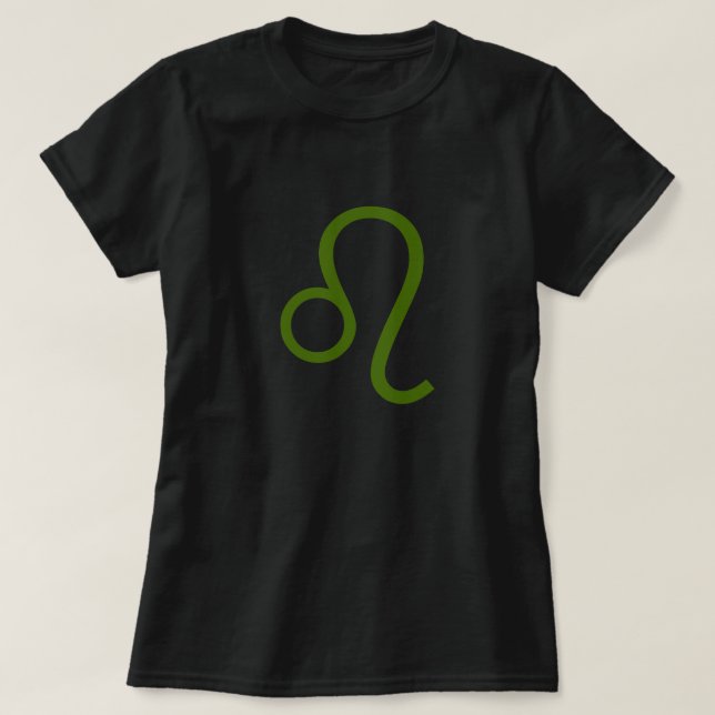 Leo Sign Zodiac Cosplay T-Shirt (Design Front)