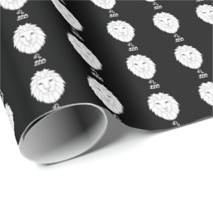 Leo Silhouette Wrapping Paper