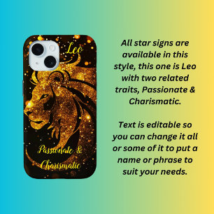 Leo star sign  iPhone 15 case