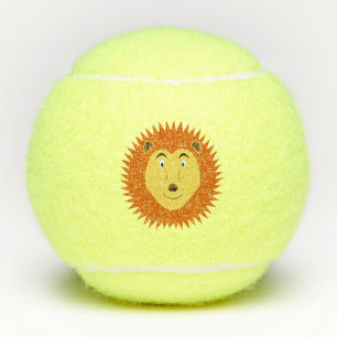 Leo Star Sign Lion Birthday Tennis Balls