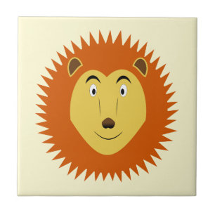 Leo Star Sign Lion Birthday Tile