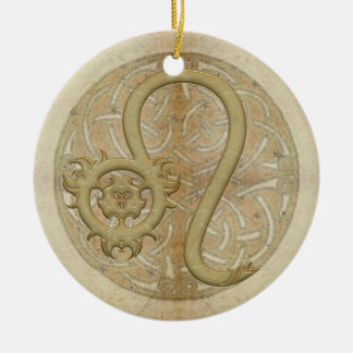 Leo Star Sign Personalised Ornament