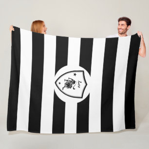 Leo symbol fleece blanket