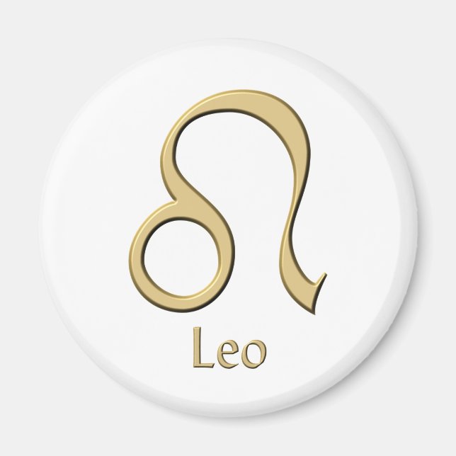 Leo symbol magnet (Front)