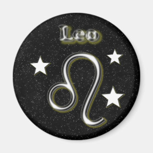 Leo symbol magnet