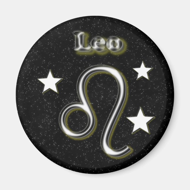 Leo symbol magnet (Front)