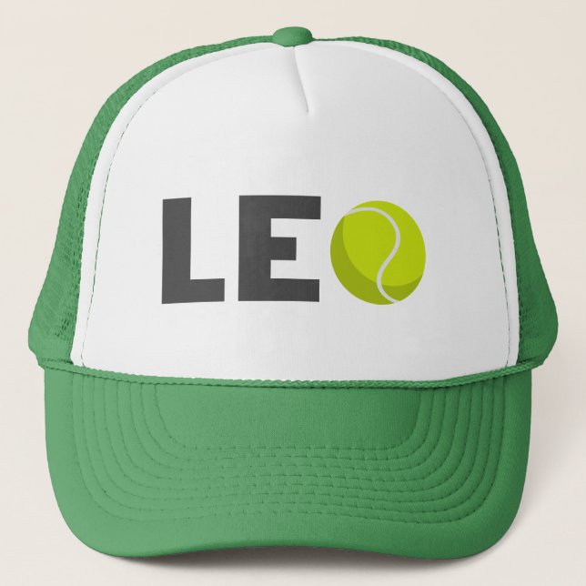 Leo Tennis Trucker Hat (Front)