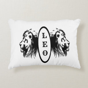 Leo the Lion Bookended Zodiac Decorative Cushion