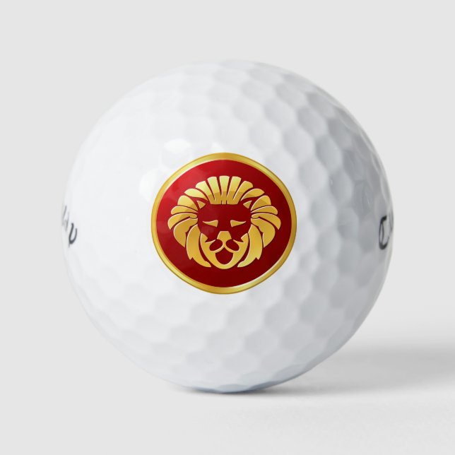 Leo The Lion Golf Balls (Front)