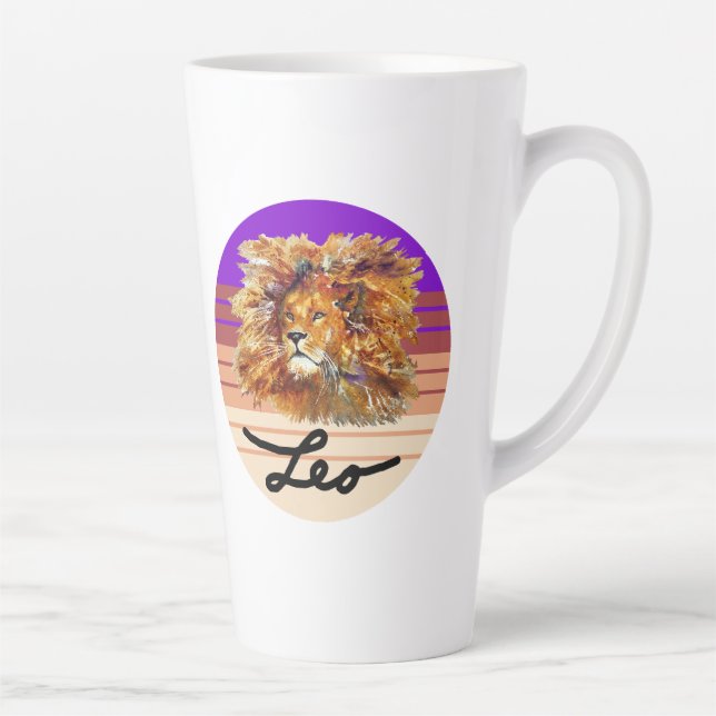 LEO THE LION LATTE MUG TEMPLATE (Right)