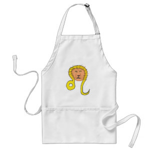 Leo the Lion Star Sign Standard Apron