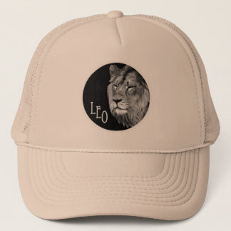 Leo the lion trucker hat