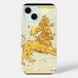 Leo the Lion Vintage Constellation Urania's Mirror iPhone 15 Case