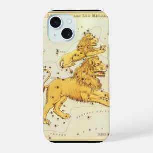 Leo the Lion Vintage Constellation Urania's Mirror iPhone 15 Case