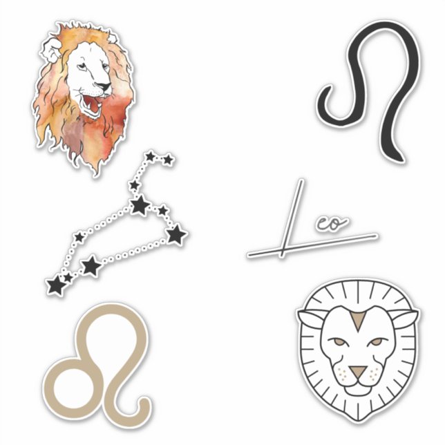 Leo the Lion zodiac birthday astrology black (Front)