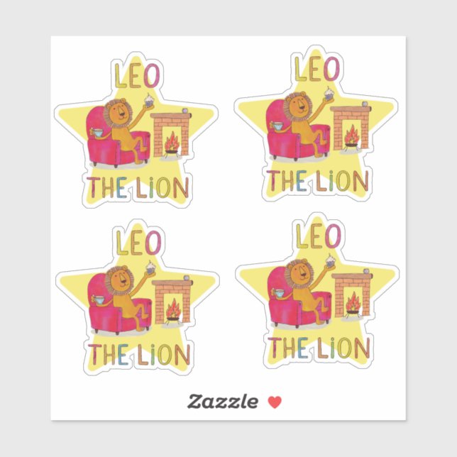 Leo the Lion zodiac cute lion (Sheet)