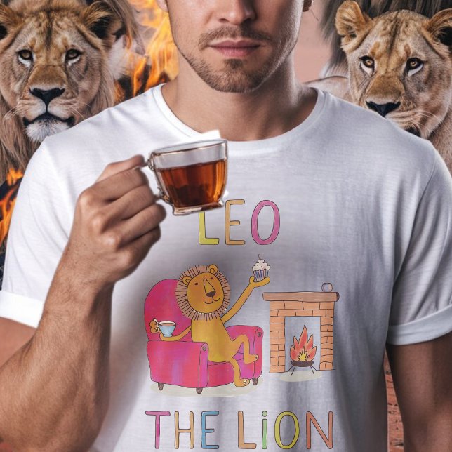 Leo the Lion zodiac cute lion T-Shirt (Creator Uploaded)