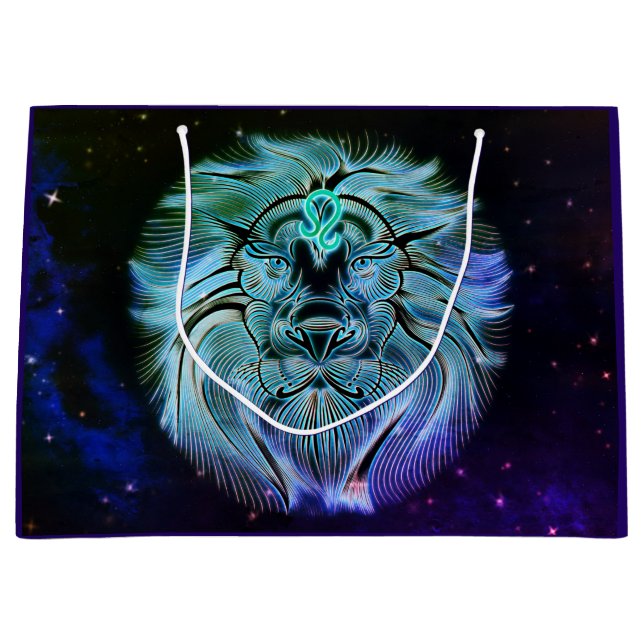leo the lion zodiac gift bag (Front)