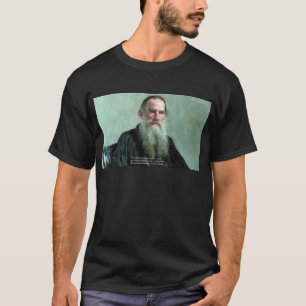 Leo Tolstoy "Know Nothing" Quote GIfts Tees Cards