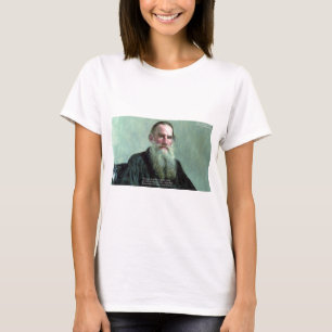 Leo Tolstoy "Know Nothing" Quote GIfts Tees Cards