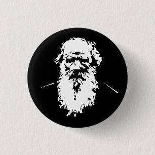 Leo Tolstoy - portrait 3 Cm Round Badge