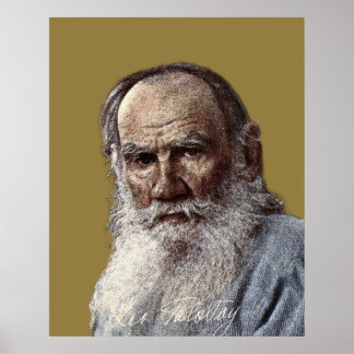 Leo Tolstoy Poster