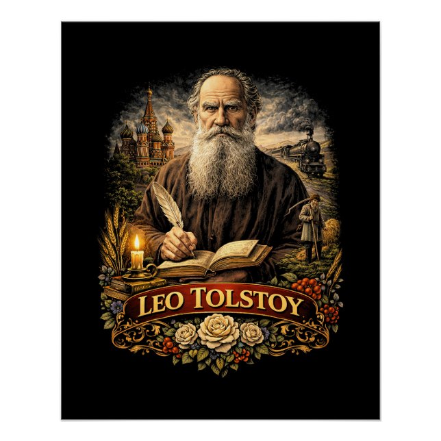 Leo Tolstoy Poster (Front)