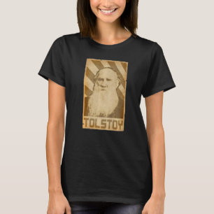 Leo Tolstoy Retro Propaganda 1 T-Shirt