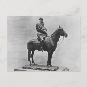 Leo Tolstoy riding Delire Postcard