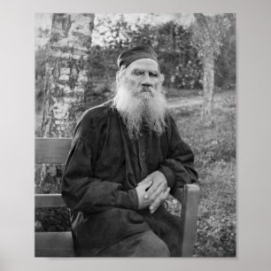 Leo Tolstoy - Russian Author Portrait Poster