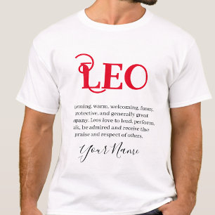 Leo  traits and Zodiac sign  T-Shirt