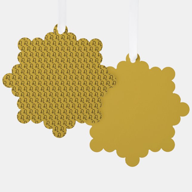 Leo Tree Decoration Card (Front/Back)