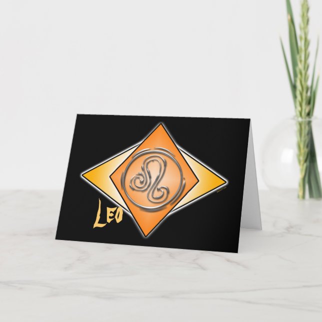 Leo Triangles Card (Front)